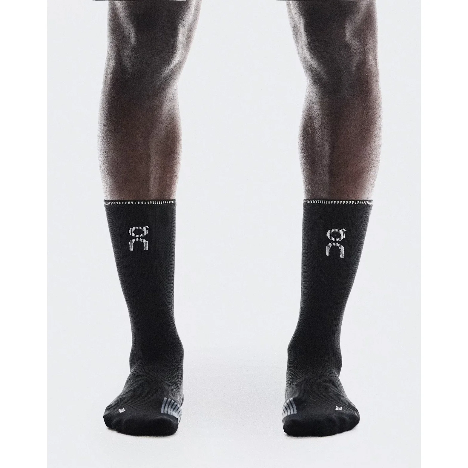 Performance Run Sock High Black / Eclipse - Image 2