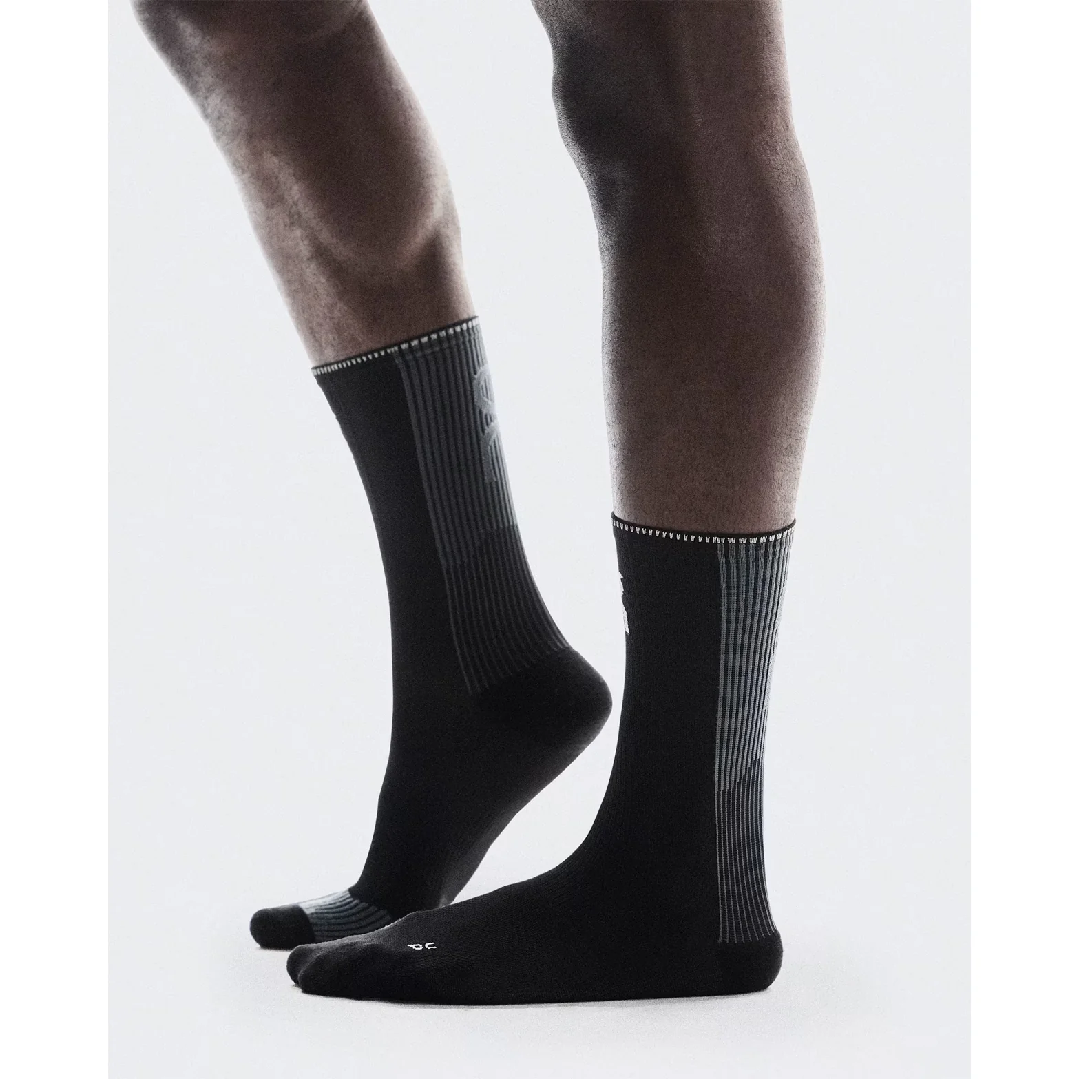 Performance Run Sock High Black / Eclipse - Image 3