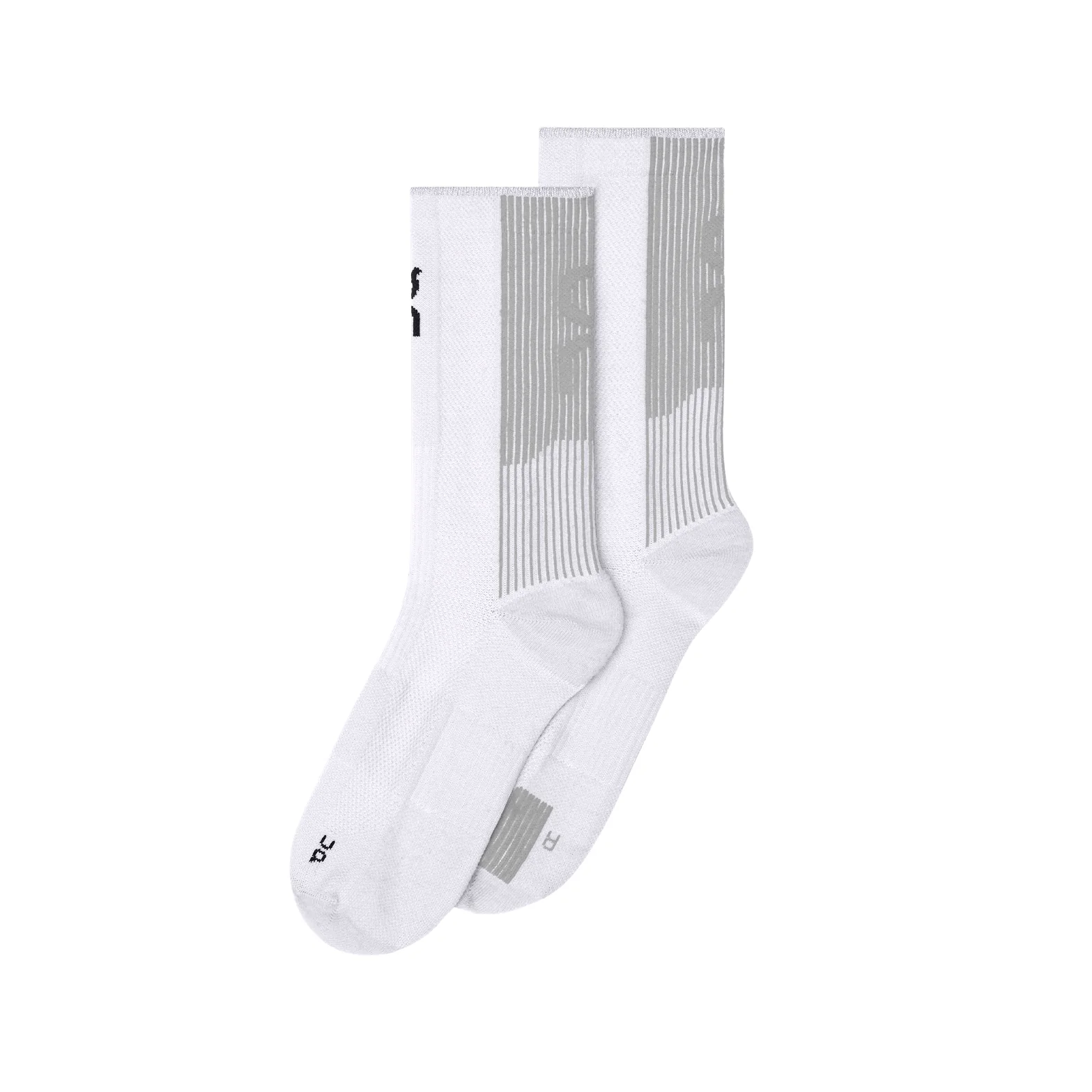 Performance Run Sock High White / Glacier