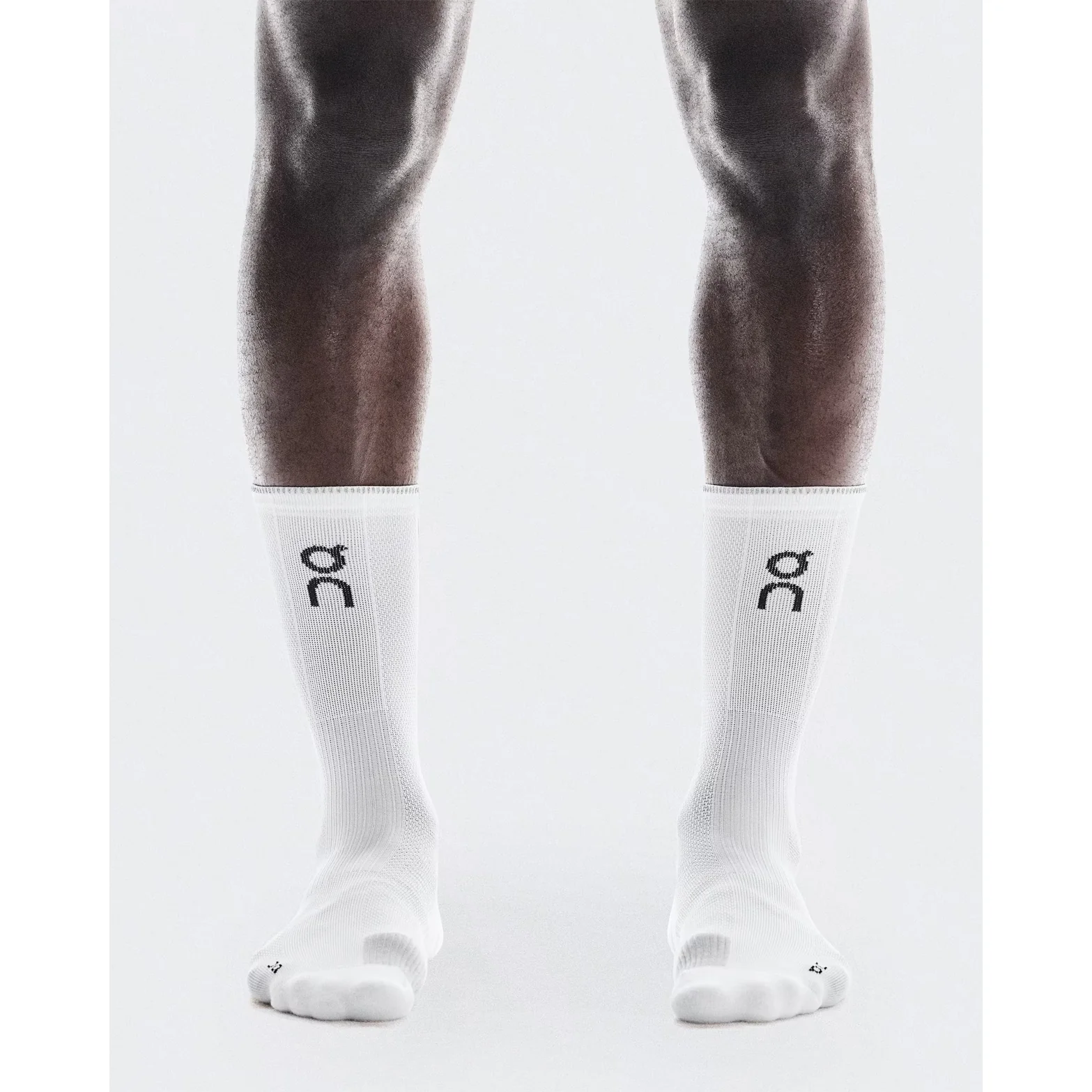 Performance Run Sock High White / Glacier - Image 2