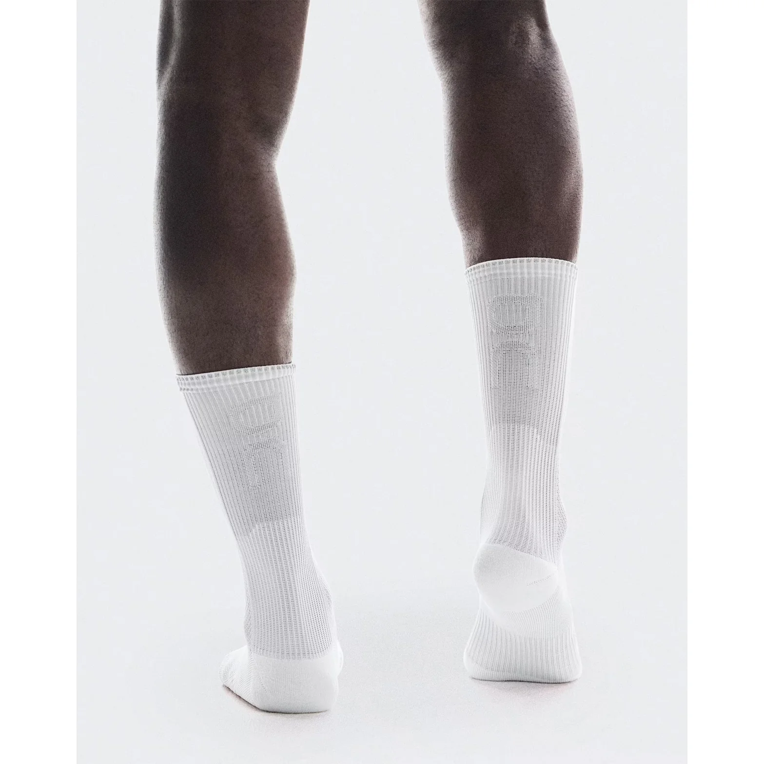 Performance Run Sock High White / Glacier - Image 4