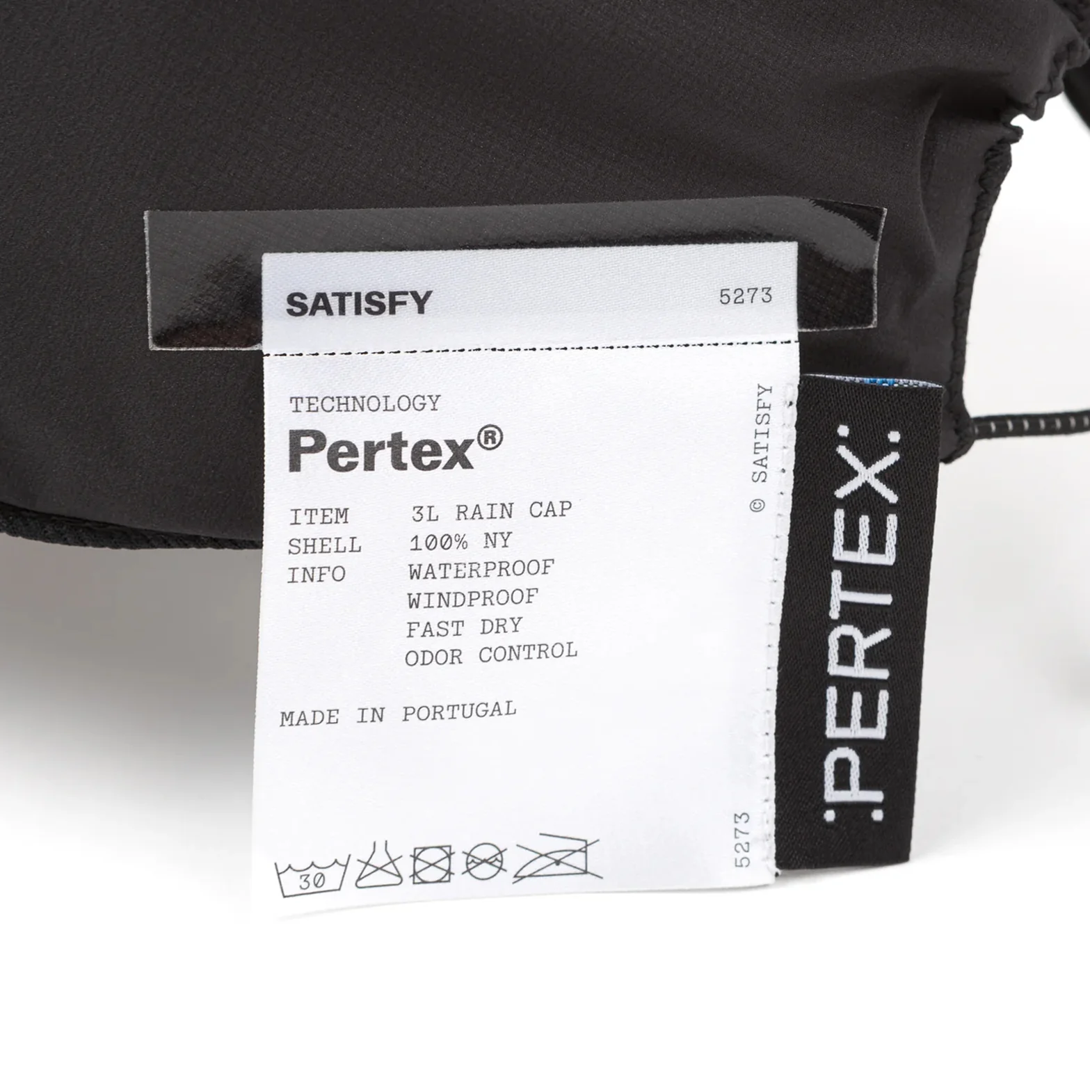 Pertex 3L Rain Cap Black - Image 4