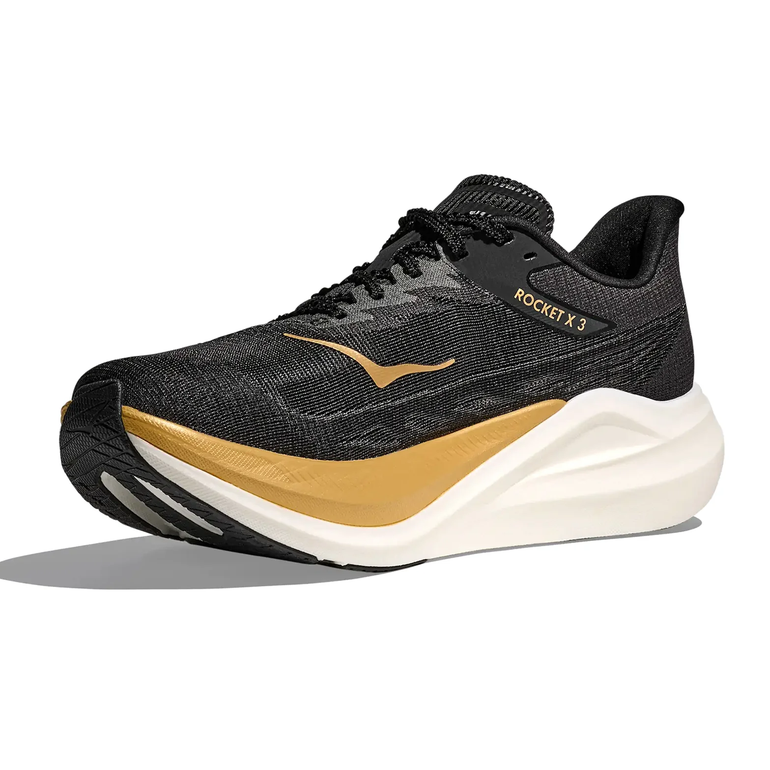 Rocket X 3 Koshi Tan-Tan Running Shoes Black / Gold - Image 2