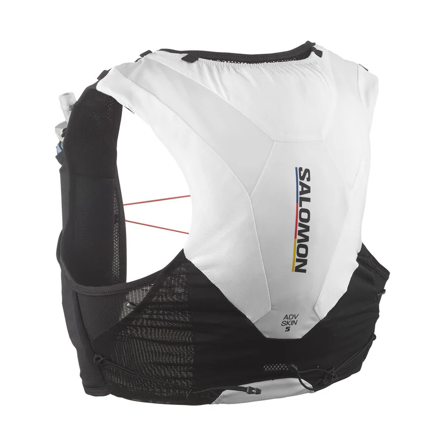 Advance Skin 5 Race Flag Set Running Vest Black / White