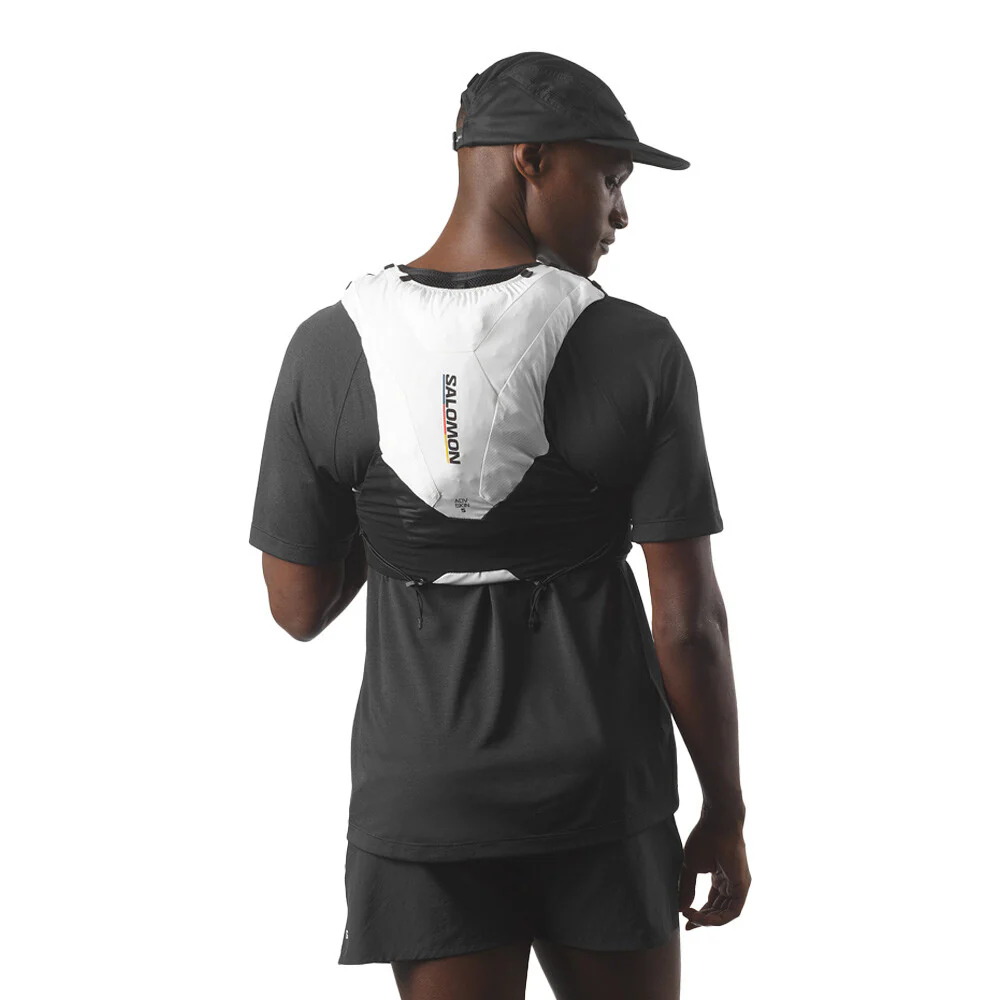 Advance Skin 5 Race Flag Set Running Vest Black / White - Image 3