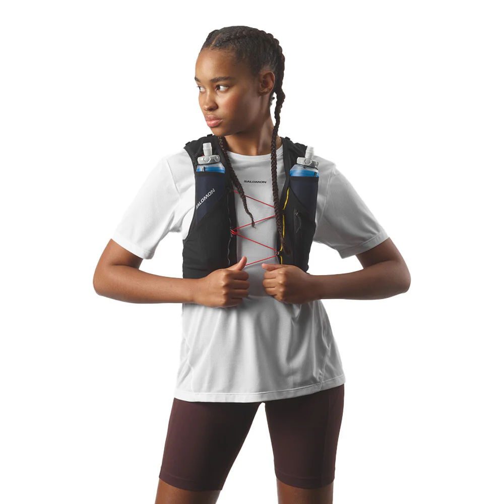 Advance Skin 5 Race Flag Set Running Vest Black / White - Image 6