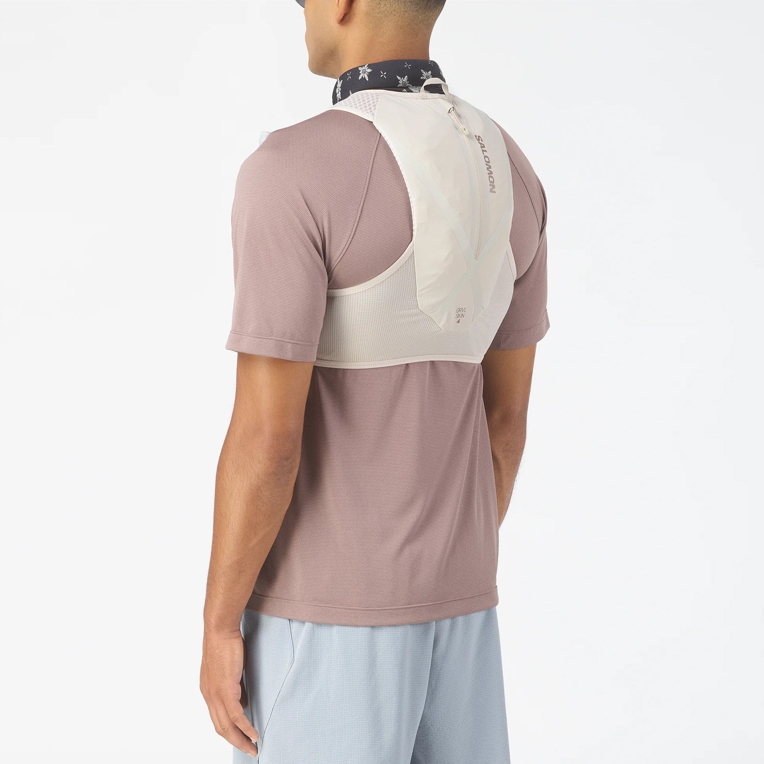GRVL Skin 4 Set Running Vest Silver Cloud / Iron - Image 3