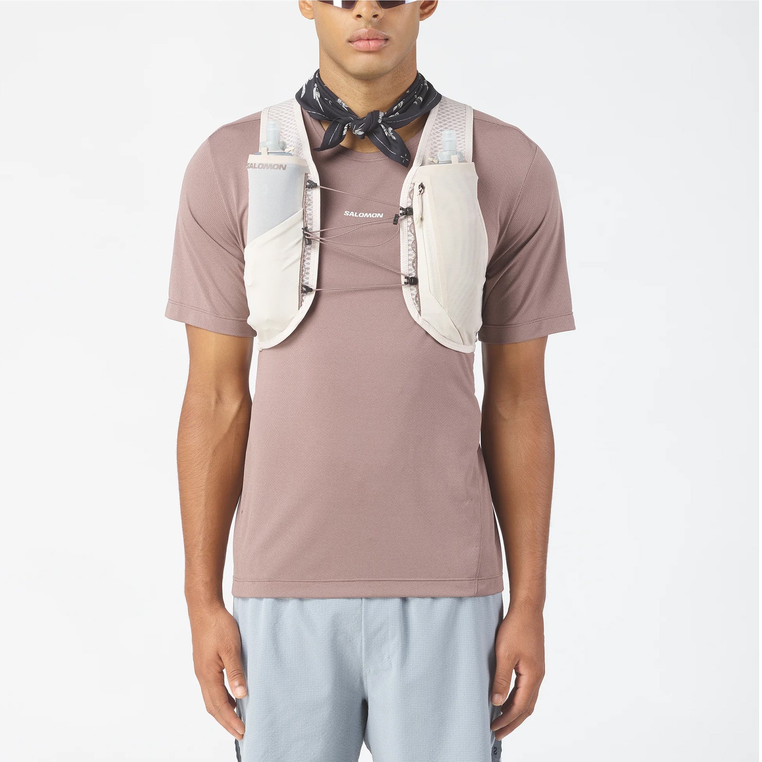 GRVL Skin 4 Set Running Vest Silver Cloud / Iron - Image 4