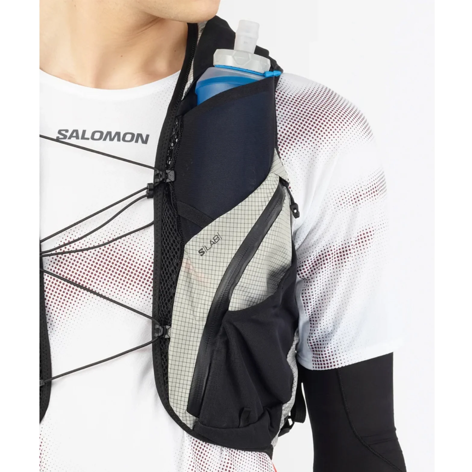 S/Lab Adventure 20 Set Running Vest Black / White - Image 4