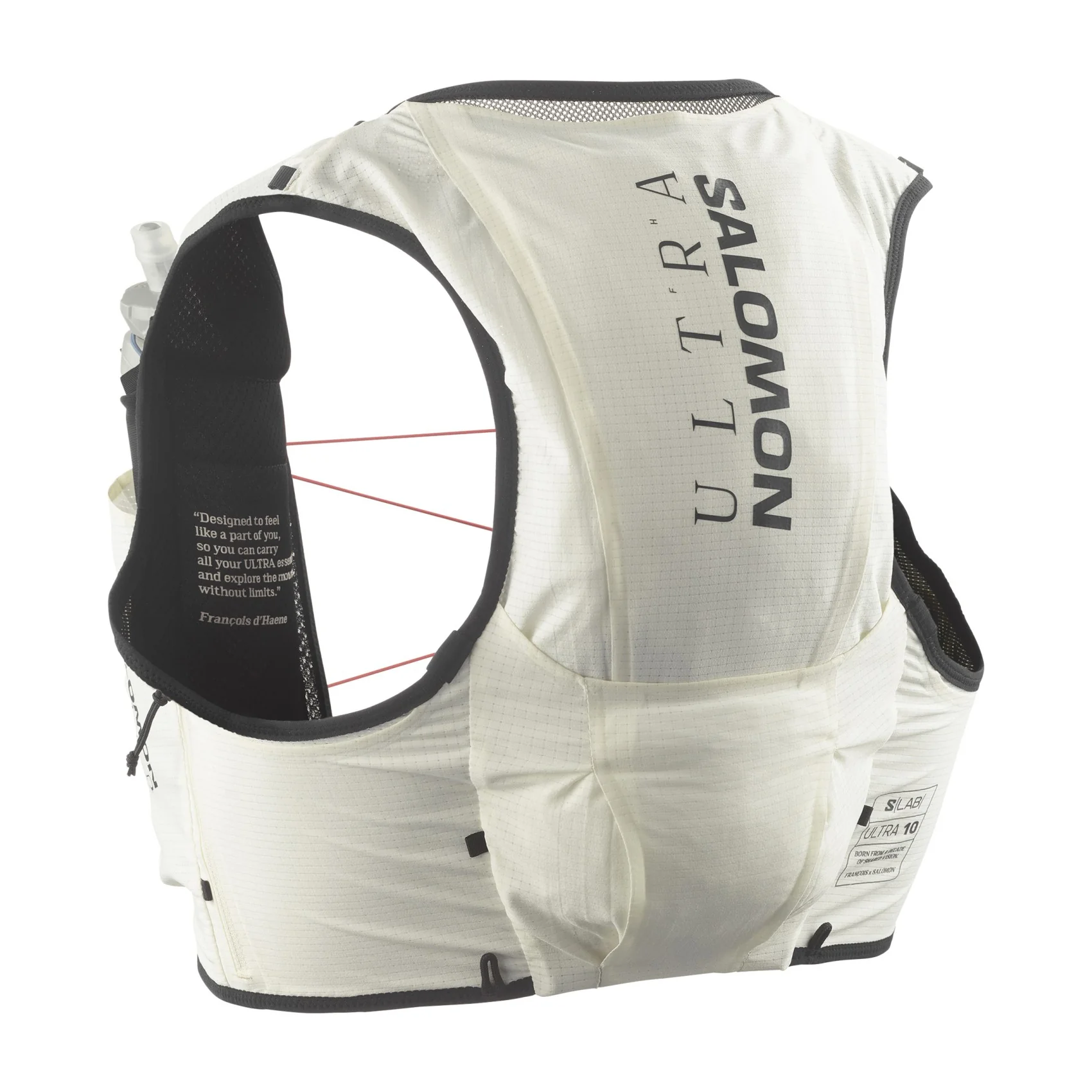 S/Lab Ultra 10 Set Running Vest Vanilla Ice / Black