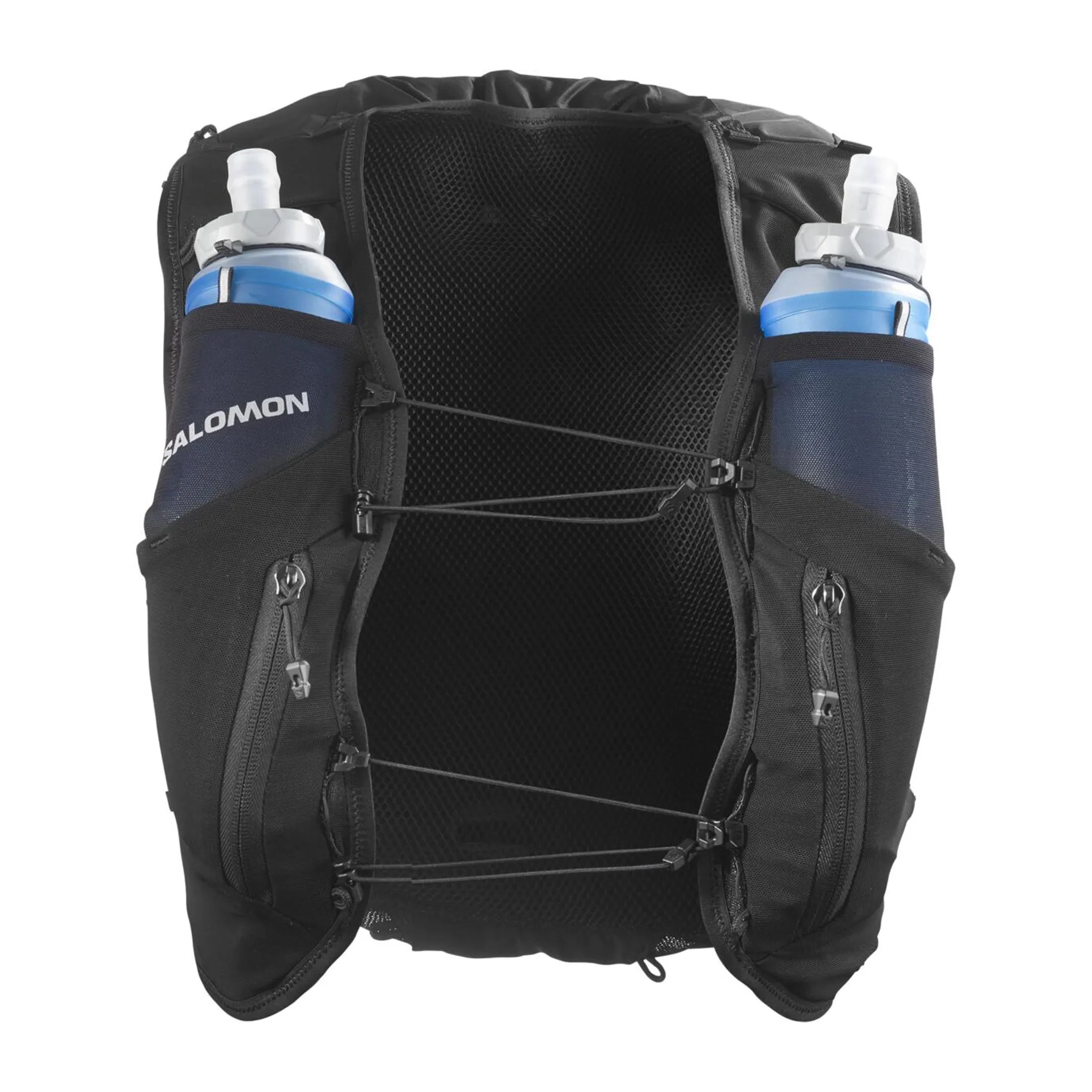 Women's Advance Skin 12 Set Running Vest Black / Asphalt - Image 2