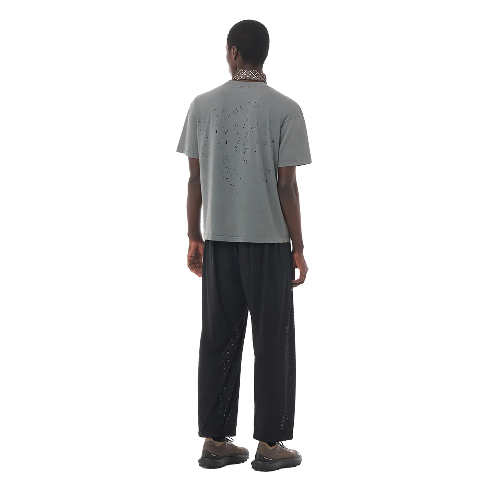 MothTech Tee Faded Black - Image 5