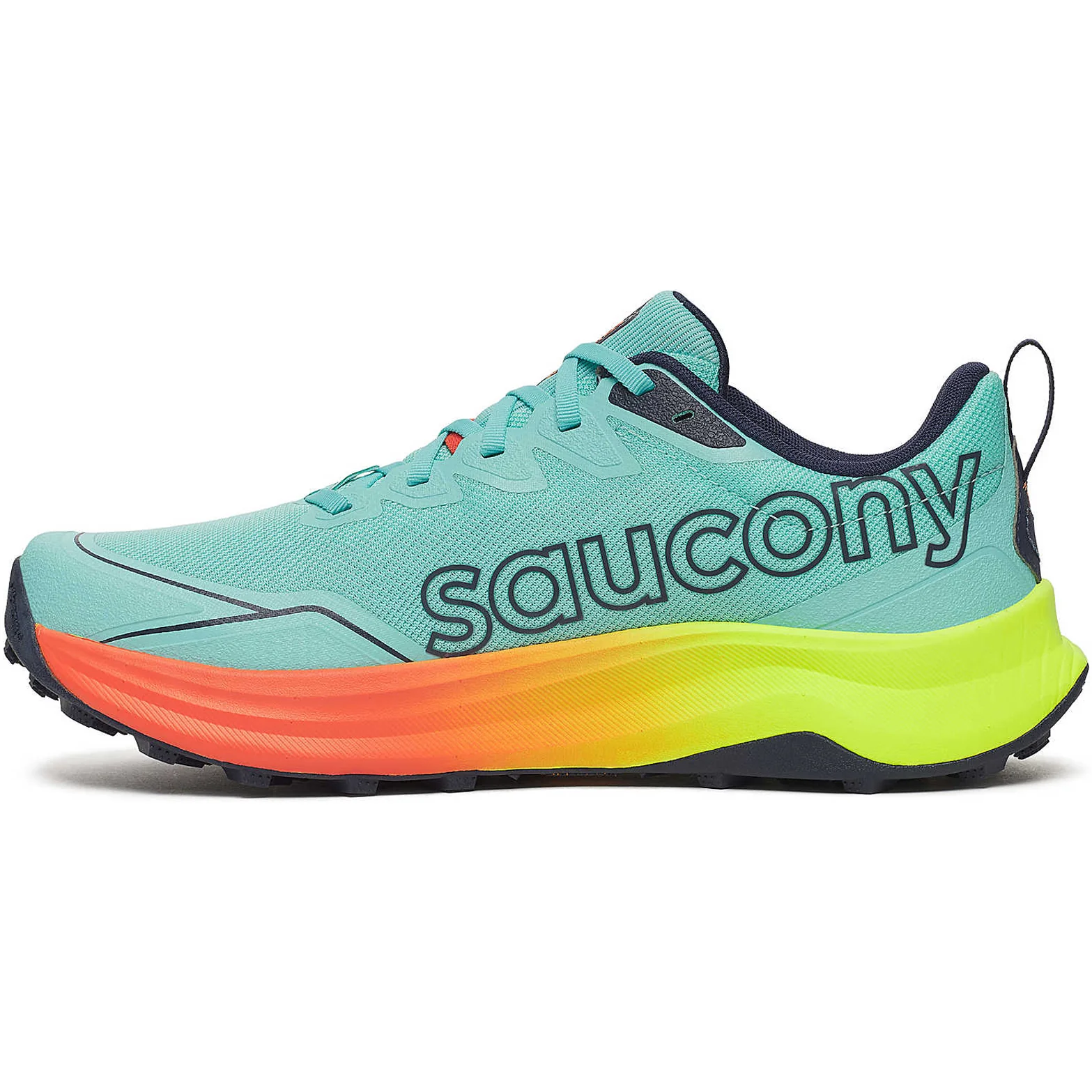 Men's Peregrine 16 Trail Running Shoe Splash / Citron - Image 2