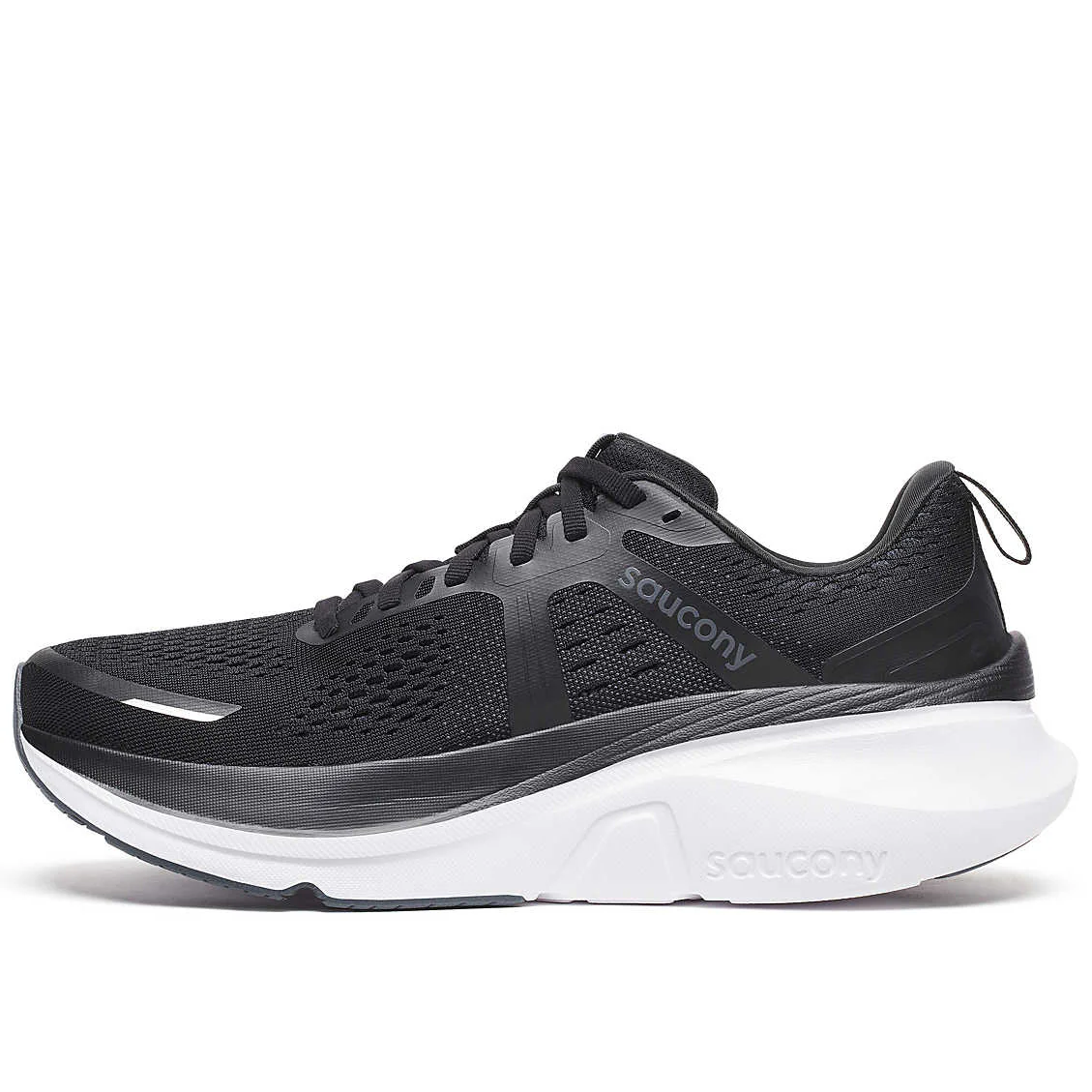 Women's Guide 18 Wide Fit Running Shoes Black / White - Image 5