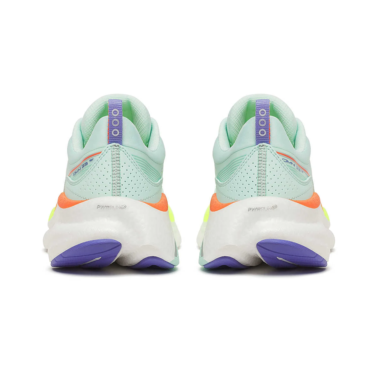 Women's Omni 23 ST Running Shoes Aqua / Citron - Image 5