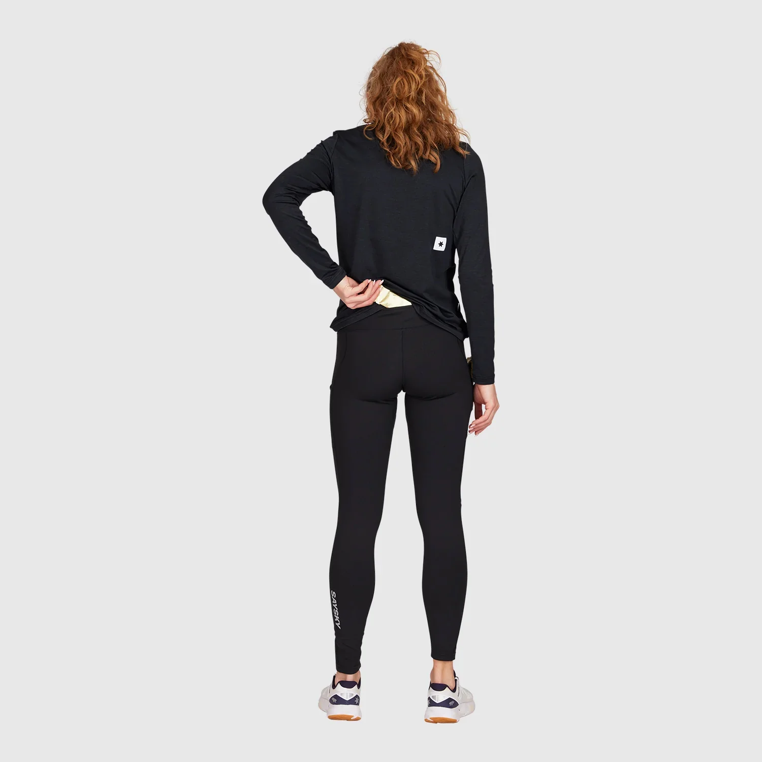 SAYSKY Women's Combat+ Long Tights Black - Image 2