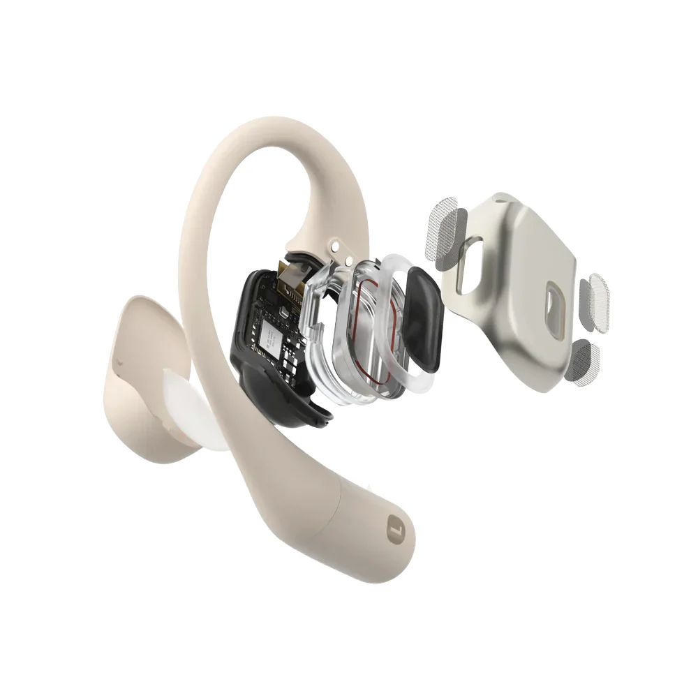 Shokz OpenFit Headphones Beige - Image 4