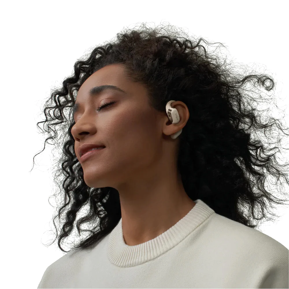 Shokz OpenFit Headphones Beige - Image 5