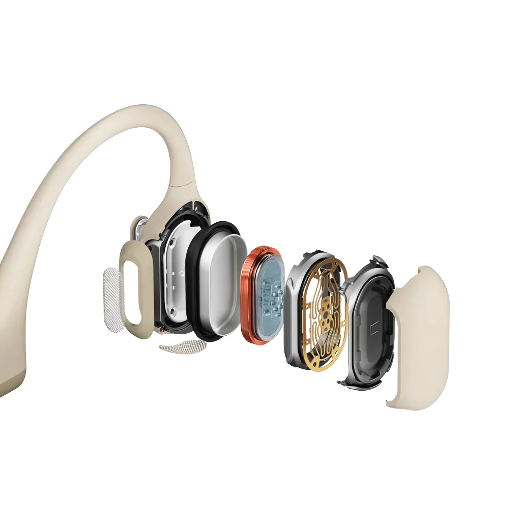 Shokz OpenRun Pro Headphones Beige - Image 4
