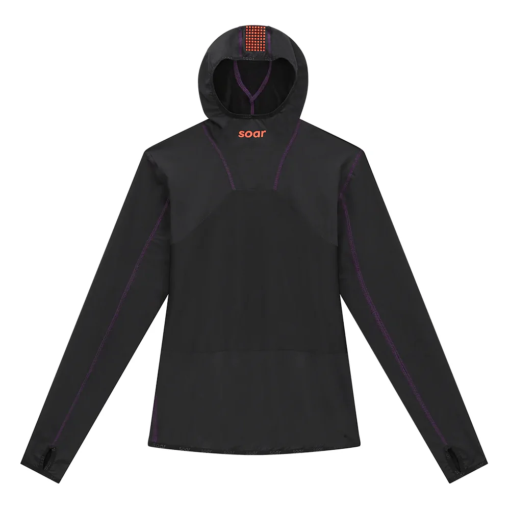 Soar Men's WoolTech Trail Top Black
