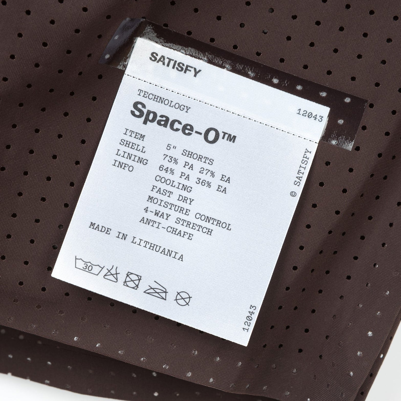 Space‑O 5 Inch Distance Shorts Deep Mahogany - Image 3