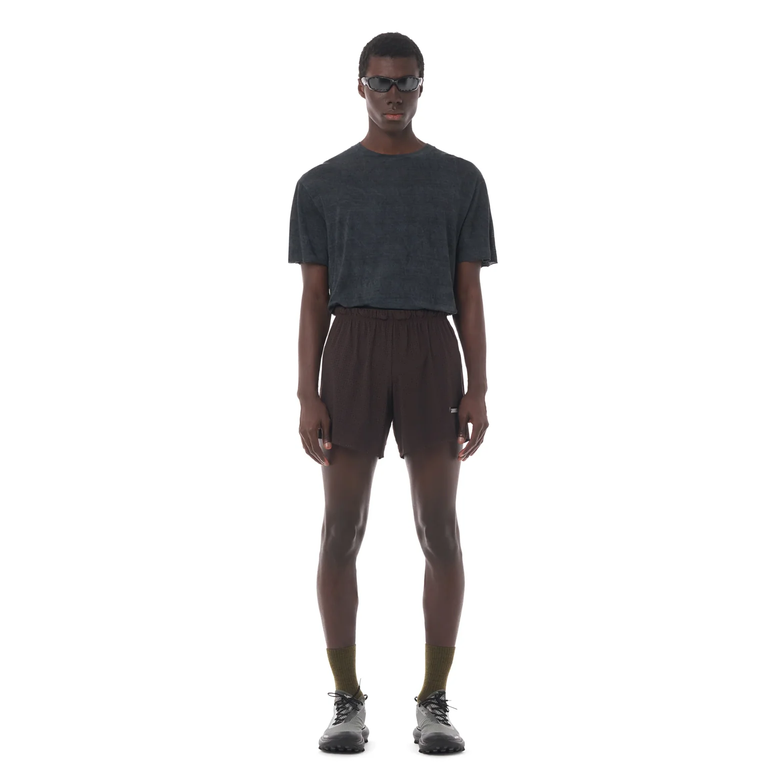 Space‑O 5 Inch Distance Shorts Deep Mahogany - Image 6