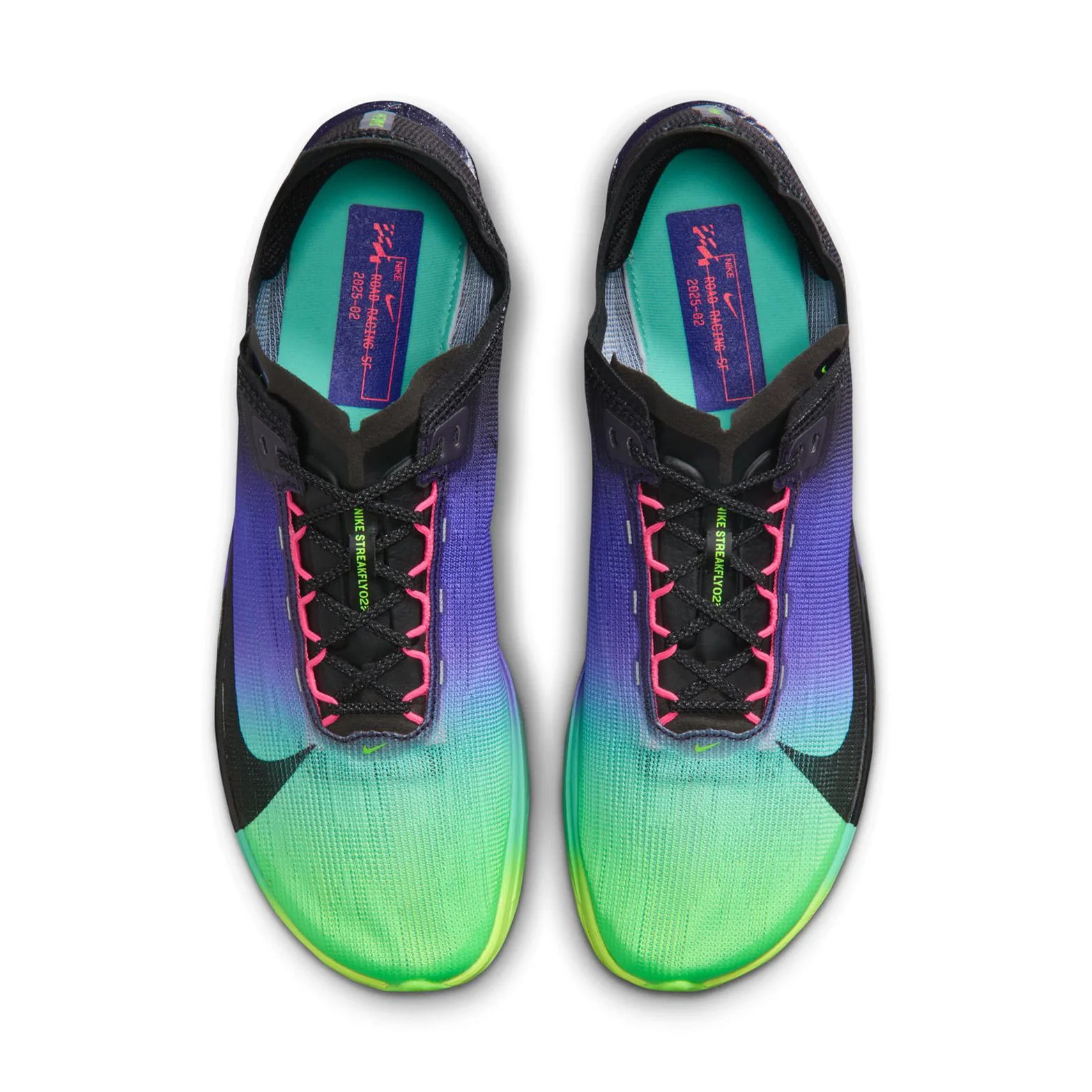 Streakfly 2 GLAM Running Shoes Dark Obsidian / Electric Green / Purple Dynasty / Black - Image 3