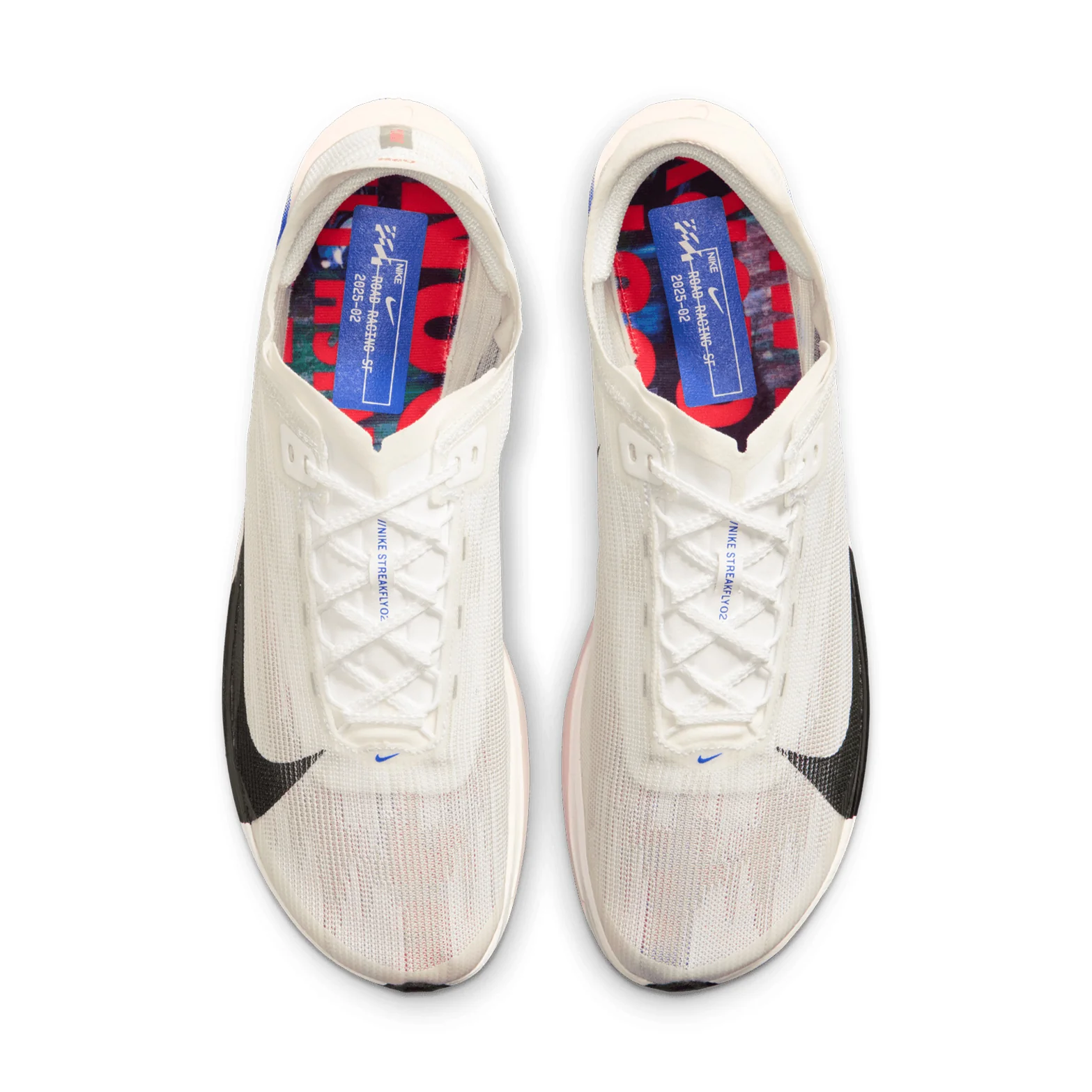 Streakfly 2 Running Shoes White / Black / Racer Blue / Bright Crimson - Image 3