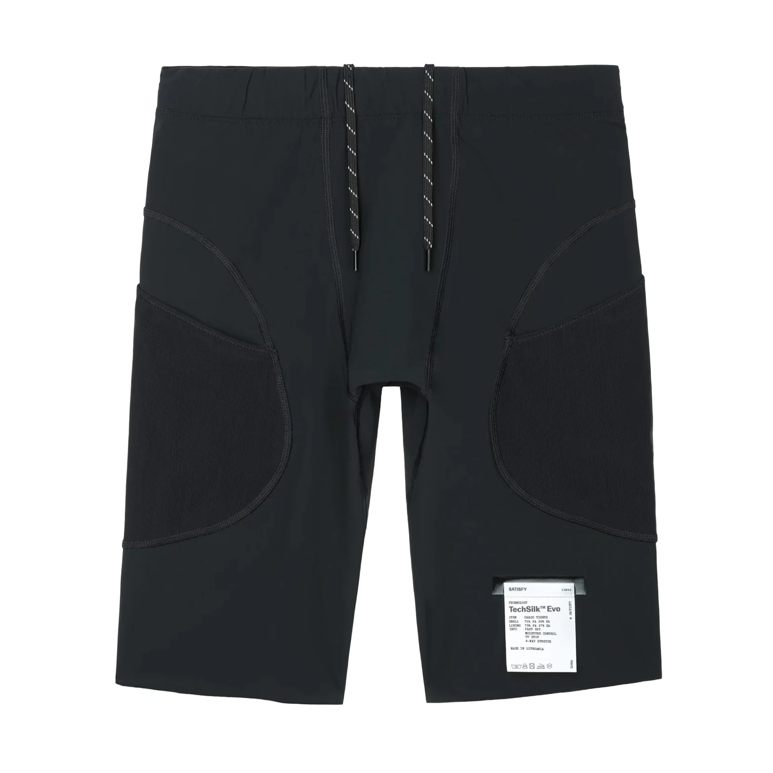 TechSilk Evo 9 Inch Half Tights Black