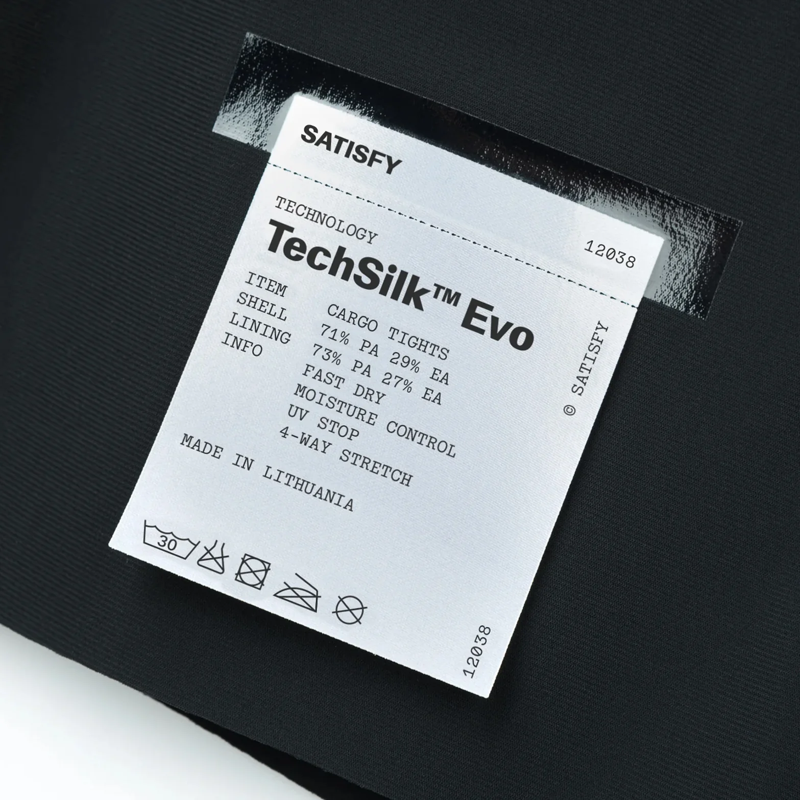 TechSilk Evo 9 Inch Half Tights Black - Image 3