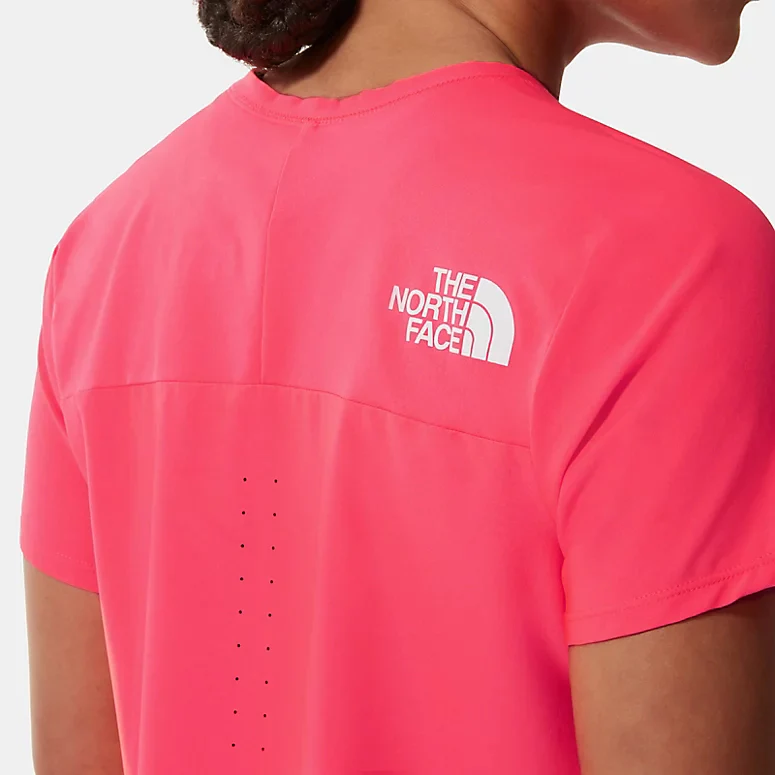 The North Face Women's Flight Series Weightless Tee Brilliant Coral - Image 3