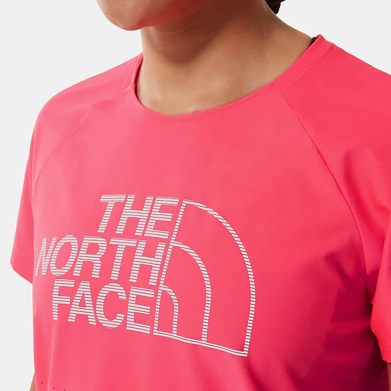 The North Face Women's Flight Series Weightless Tee Brilliant Coral - Image 4