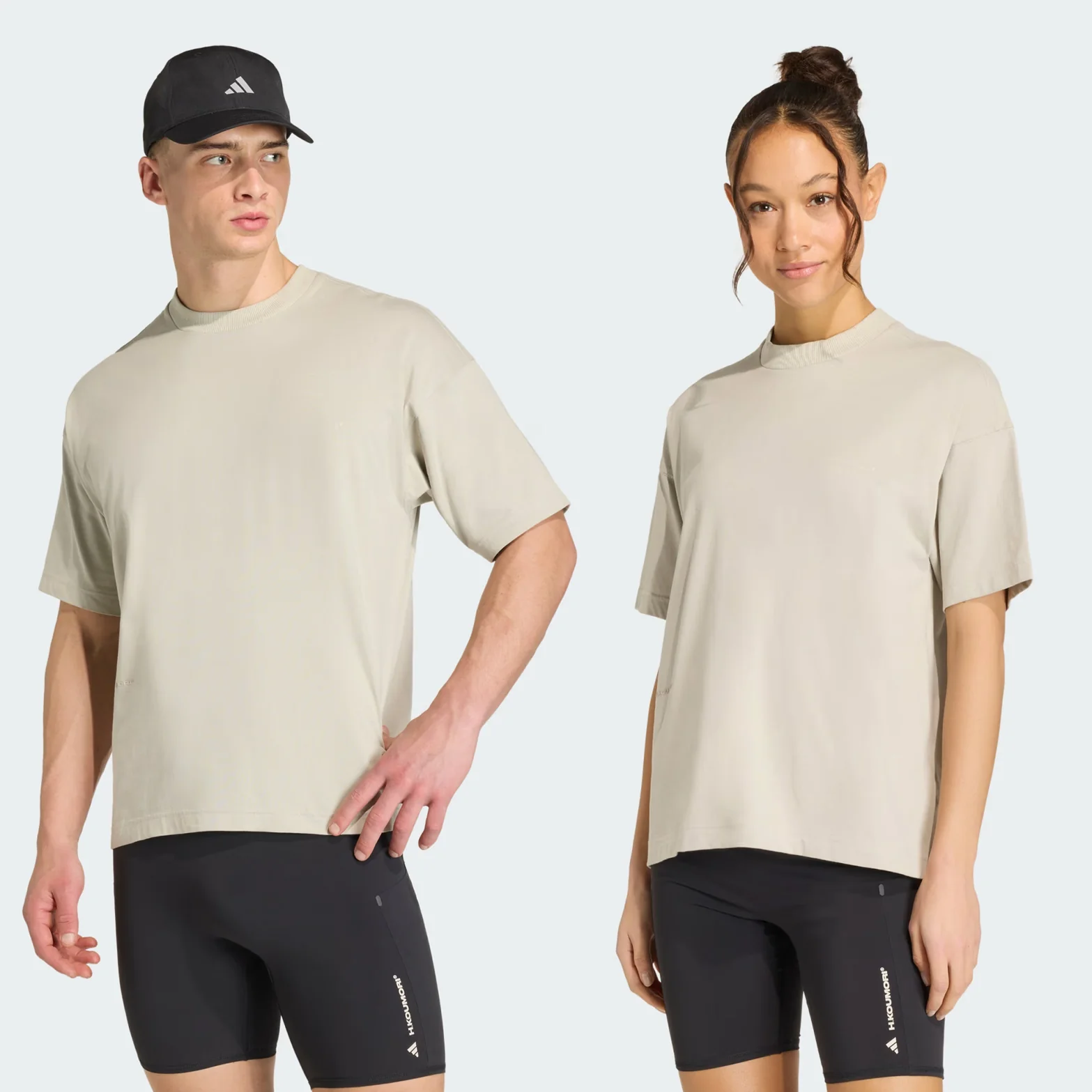 Unisex Adi365 H.Koumori Running Tee Putty Grey - Image 3