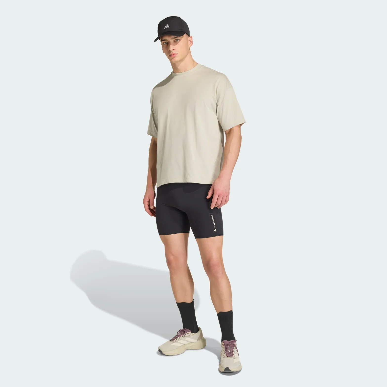 Unisex Adi365 H.Koumori Running Tee Putty Grey - Image 6