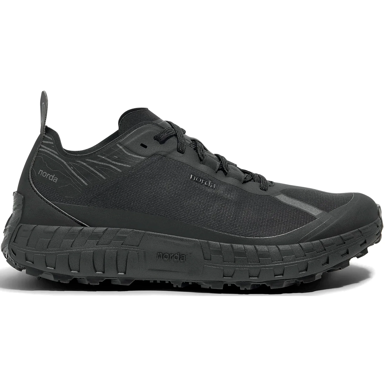 Women's 001A G+ Graphene Trail Running Shoes Stealth Black