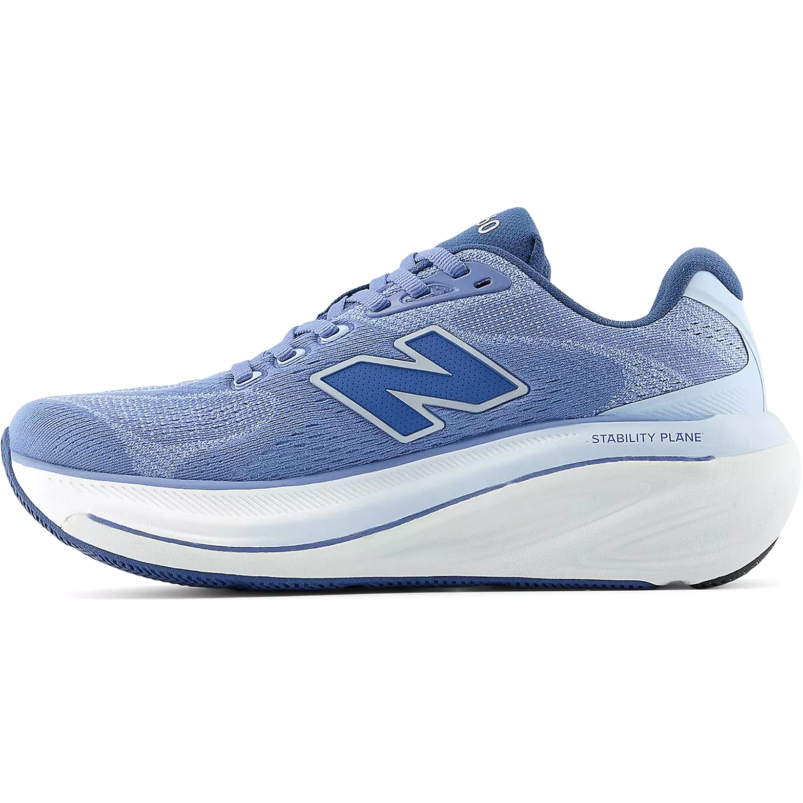 Women's 860v15 Wide Fit Running Shoes Fairweather Blue / Silver Metallic - Image 2