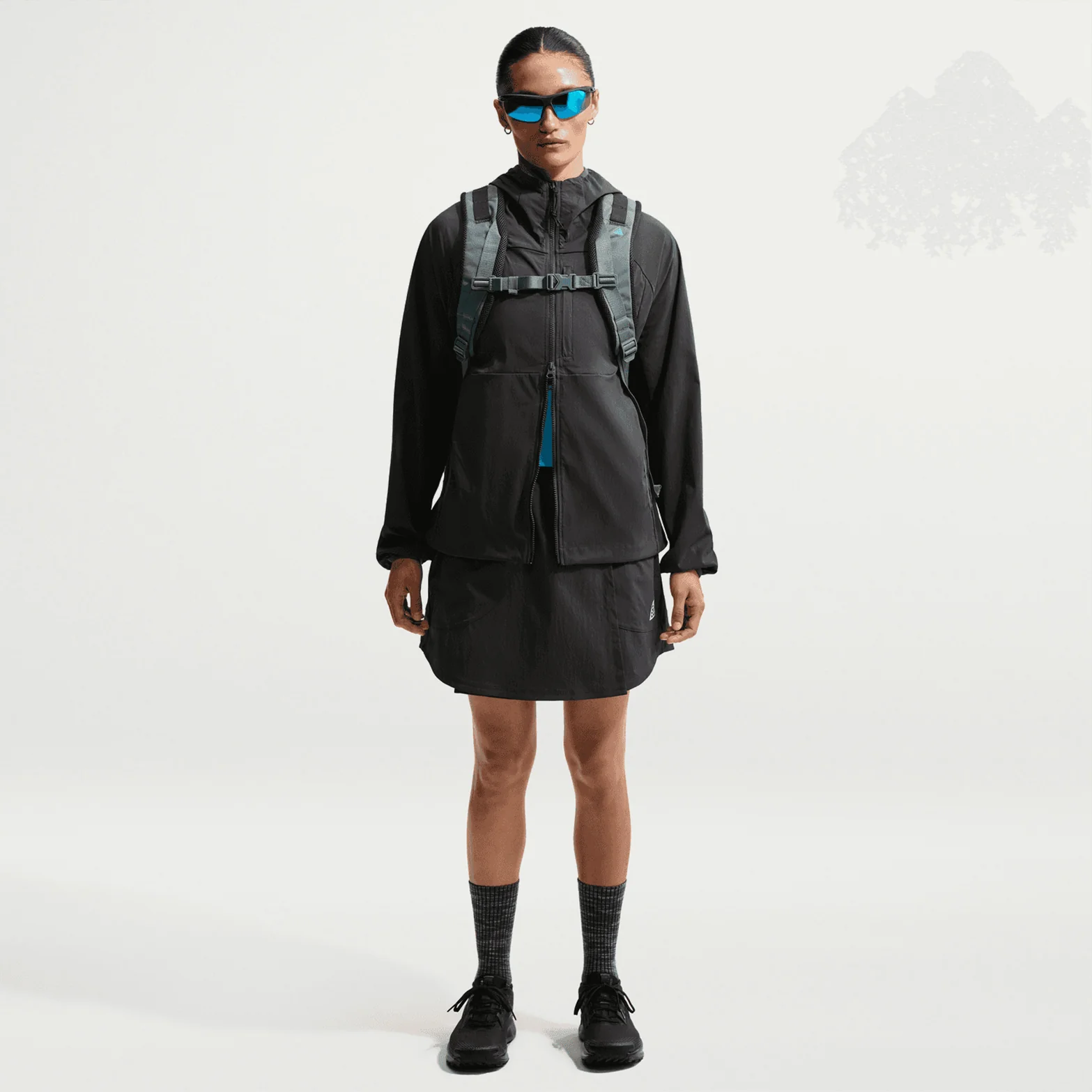 Women's ACG Five Towers Skort Anthracite / Summit White - Image 6