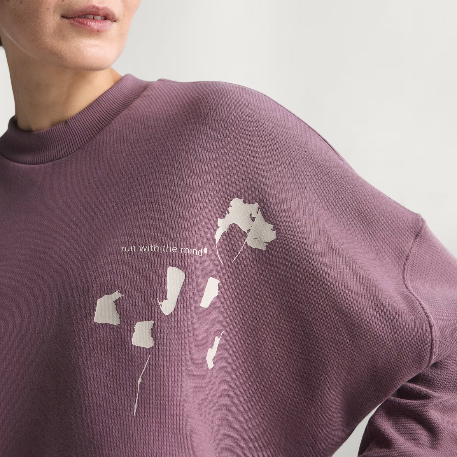 Women's Adi365 H.Koumori Running Crew Top Shadow Fig - Image 3