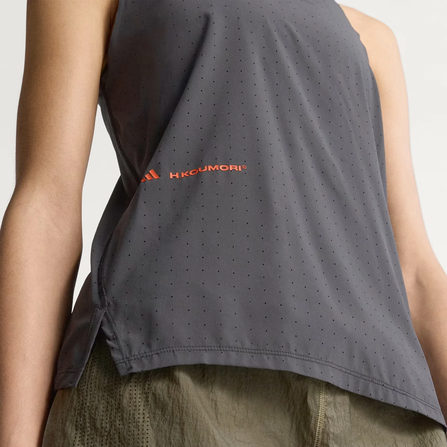 Women's Adi365 H.Koumori Running Tank Black - Image 4