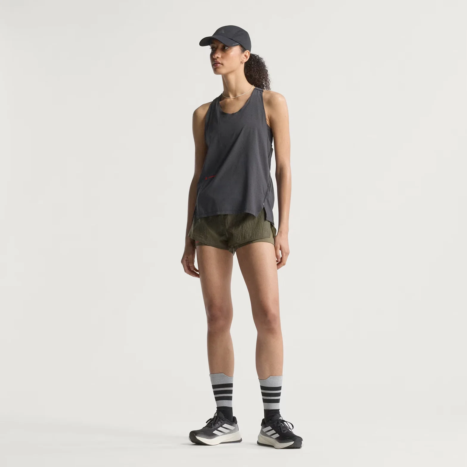 Women's Adi365 H.Koumori Running Tank Black - Image 5