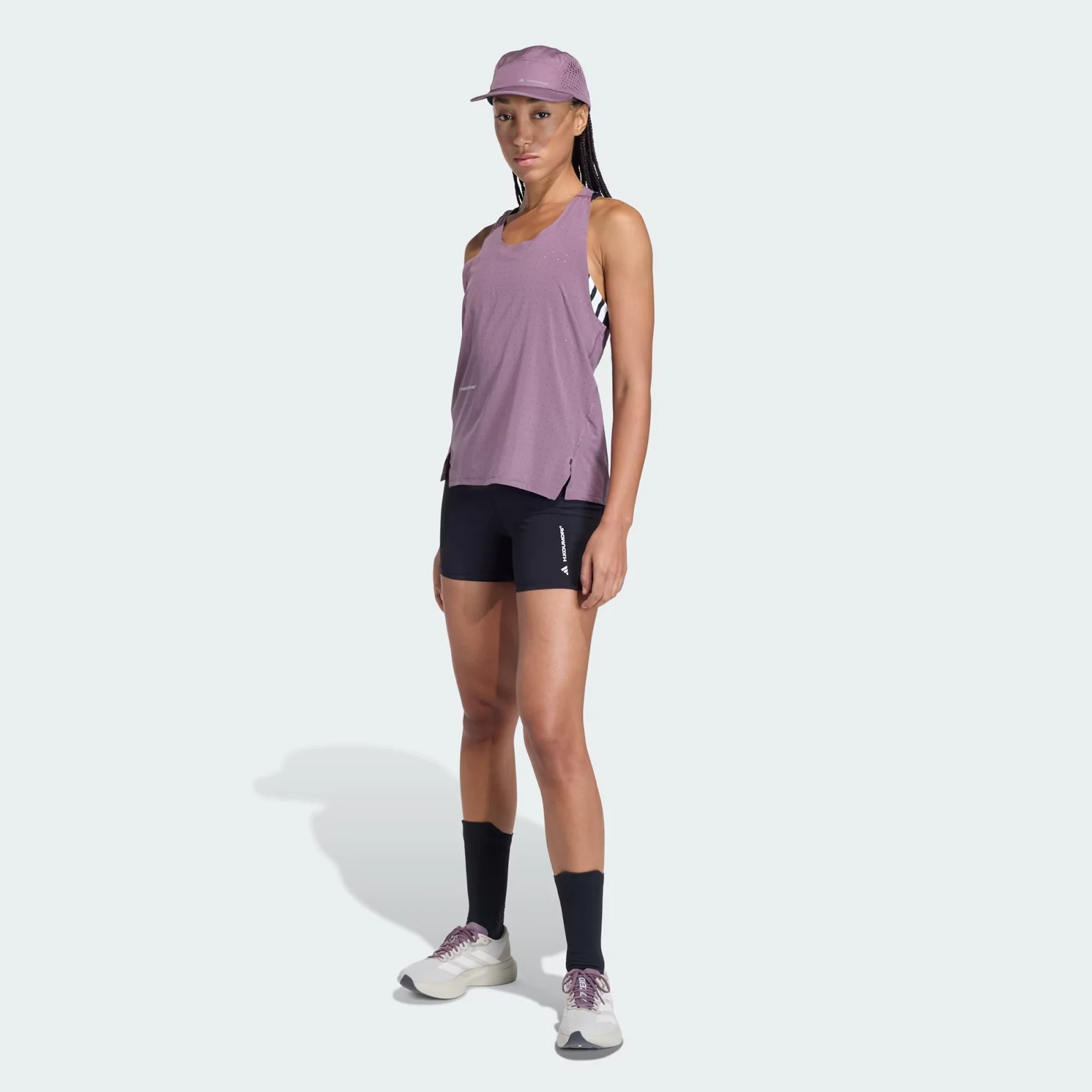 Women's Adi365 H.Koumori Running Short Tights Black - Image 5