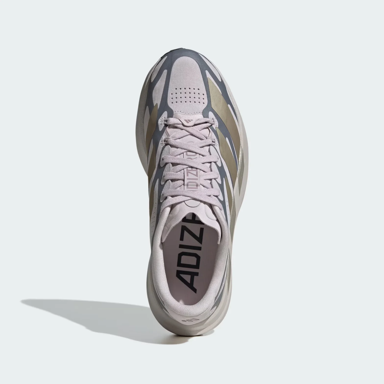 Women's Adizero EVO SL EXO Running Shoes Ice Purple / Cyber Metallic / Onix - Image 3
