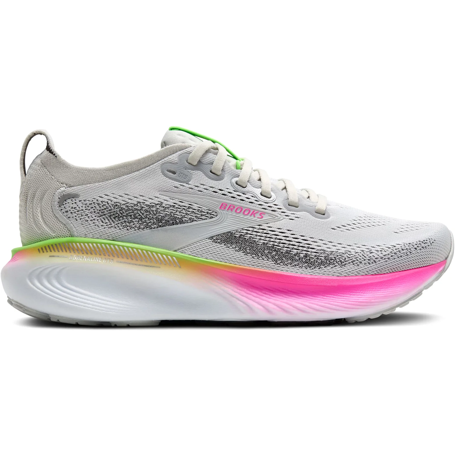 Women's Adrenaline GTS 25 Running Shoes Oyster / Pink / Green