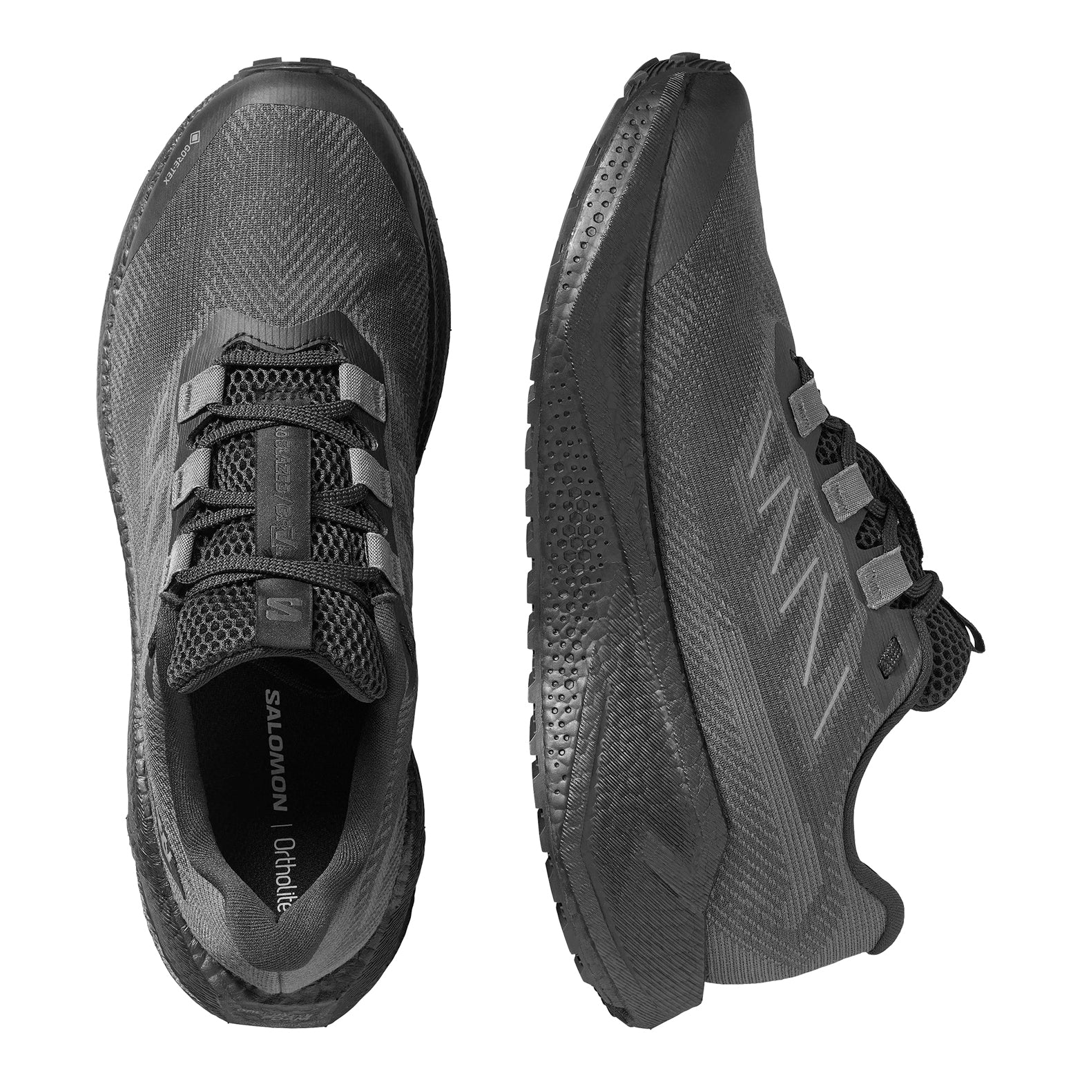 Women's Aero Blaze 3 GRVL GORE-TEX Running Shoes Black / Asphalt / Black - Image 3