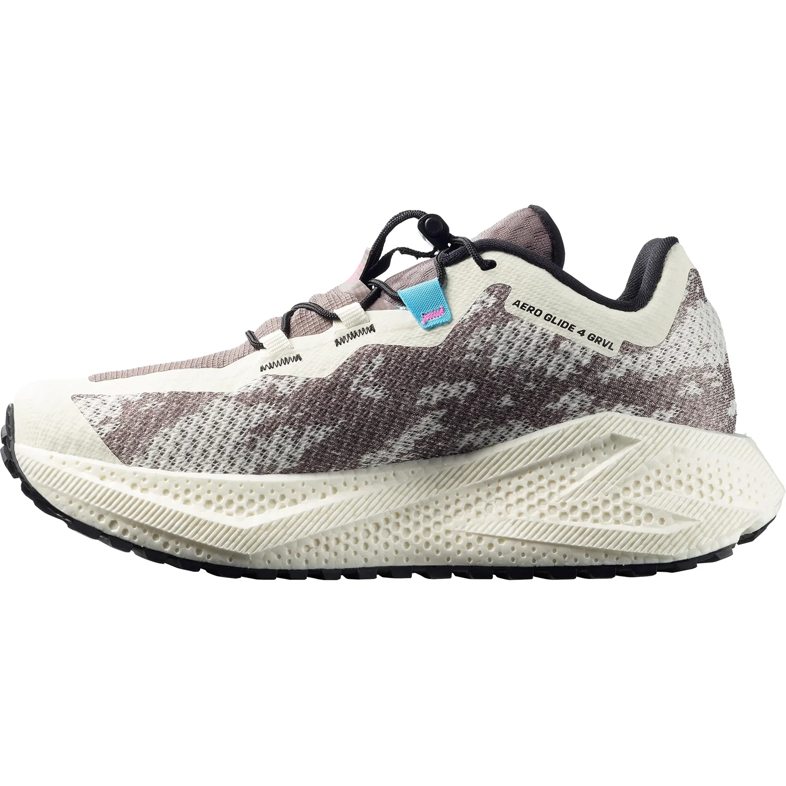 Women's Aero Glide 4 GRVL Running Shoes Vanilla Ice / Black - Image 2