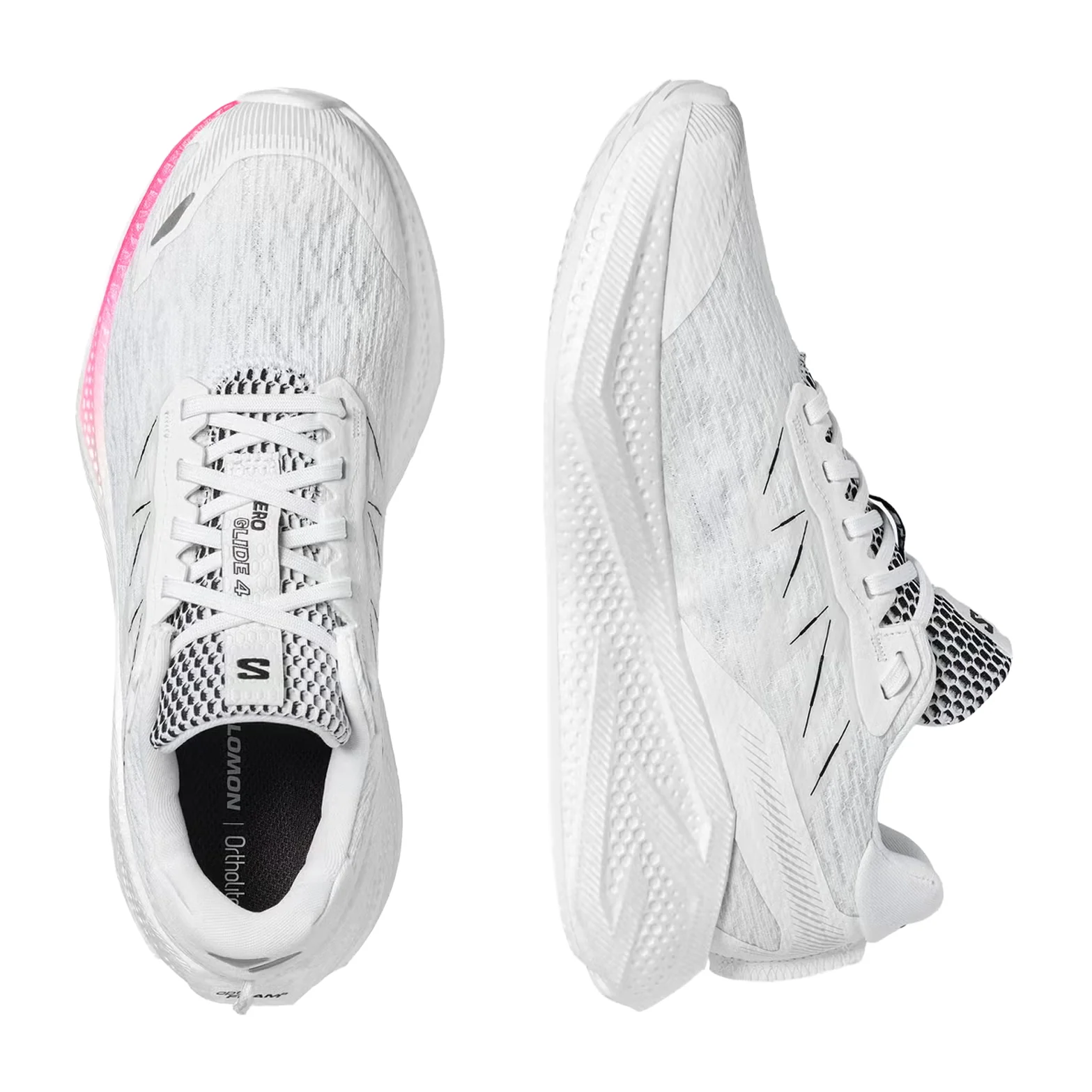 Women's Aero Glide 4 Running Shoes White / White - Image 3