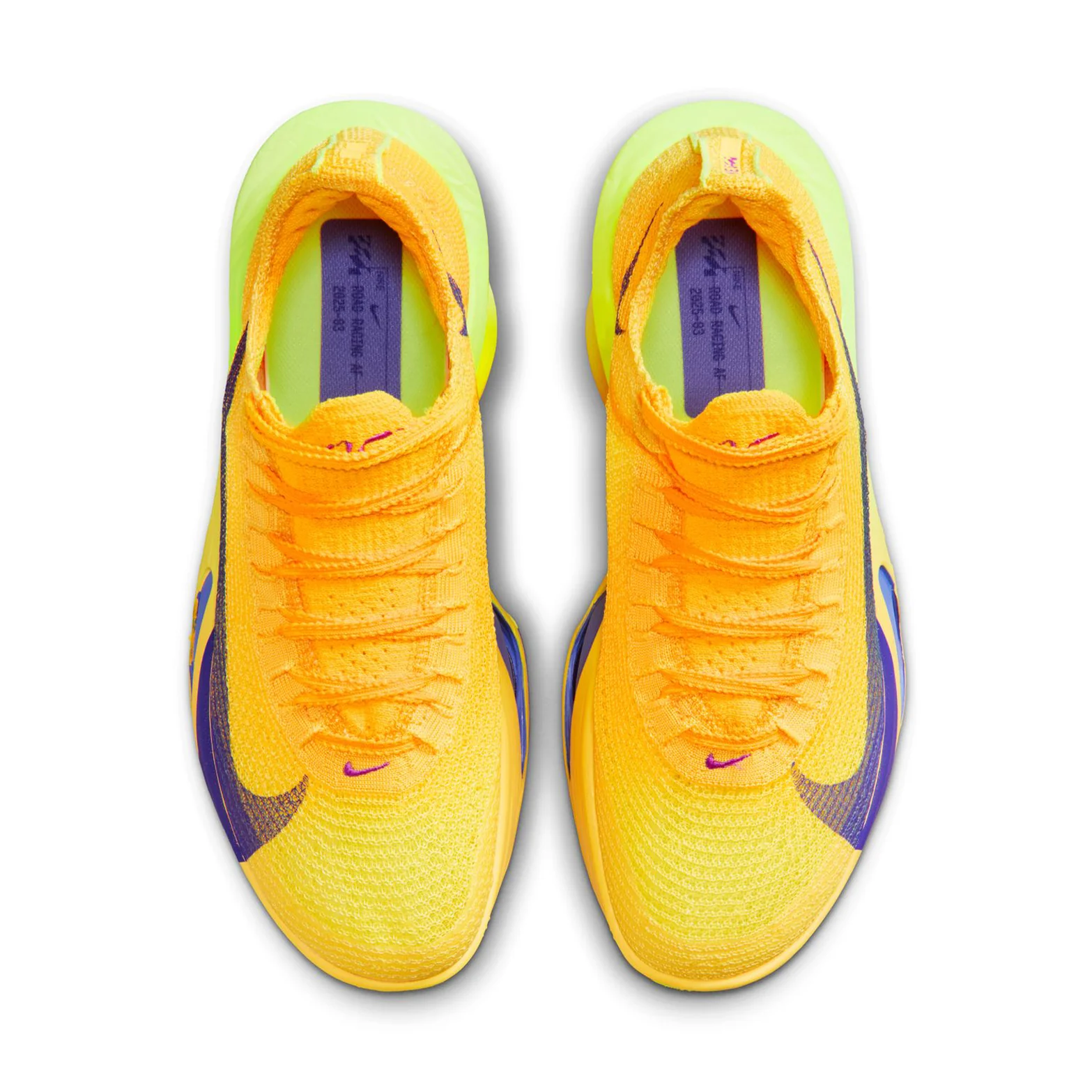 Women's Alphafly 3 Running Shoes Laser Orange / Citron Pulse / Volt Ice / Indigo Burst - Image 3