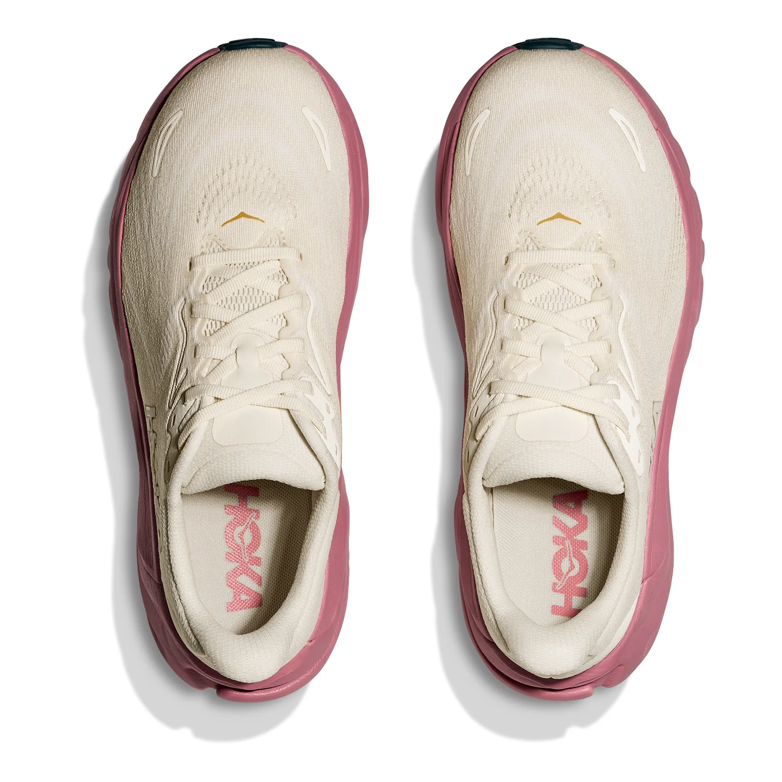 Women's Arahi 8 Wide Fit Running Shoes Alabaster / Lingonberry - Image 3