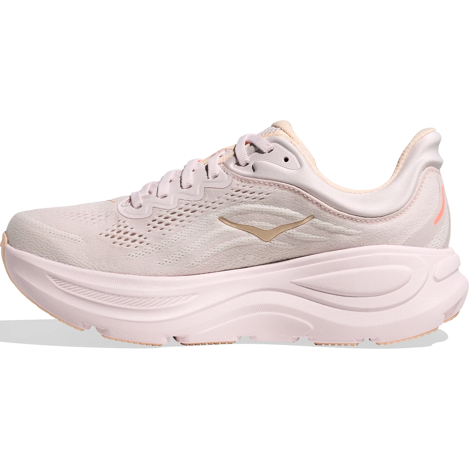 Women's Bondi 9 Running Shoes Lilac Cream / Tangerine Glow - Image 2