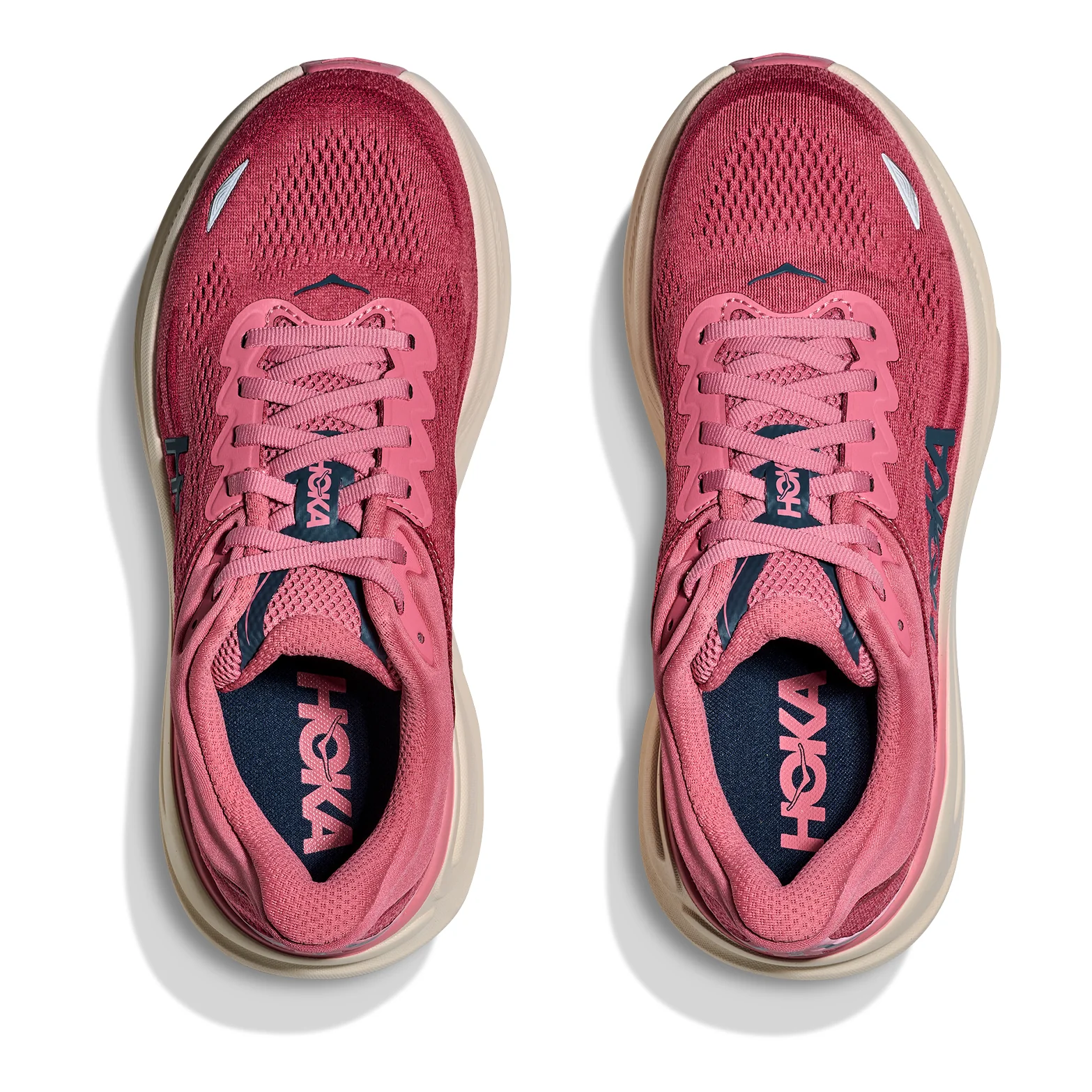 Women's Bondi 9 Running Shoes Lingonberry / Cranberry - Image 3